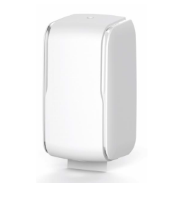 Toilettenpapierspender mit interfold-faltung